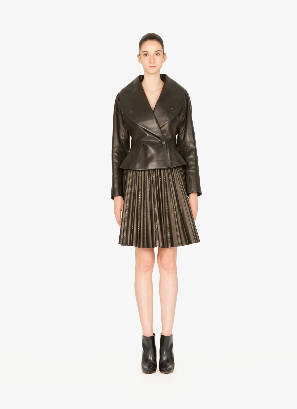 Leather Jacket ALAÏA BLACK LEATHER JACKET